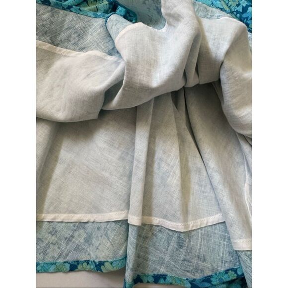 Lacey Lane whimsy daisy floral retro 70s style dress girls size 7 blue retro sle - Picture 3 of 7